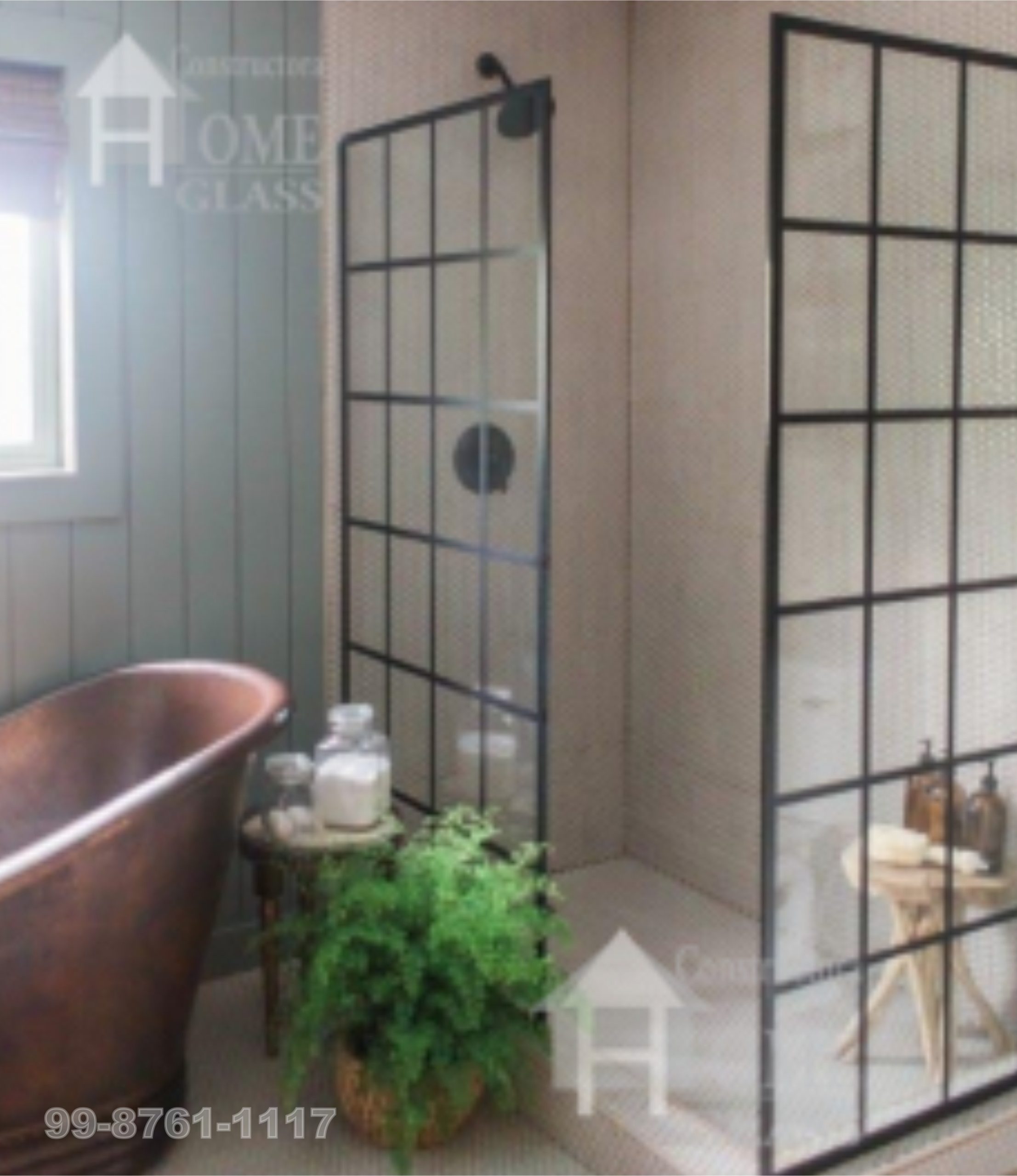 CANCELES DE BAÑO DE ALUMINIO HONE GLASS CANCUN (5)