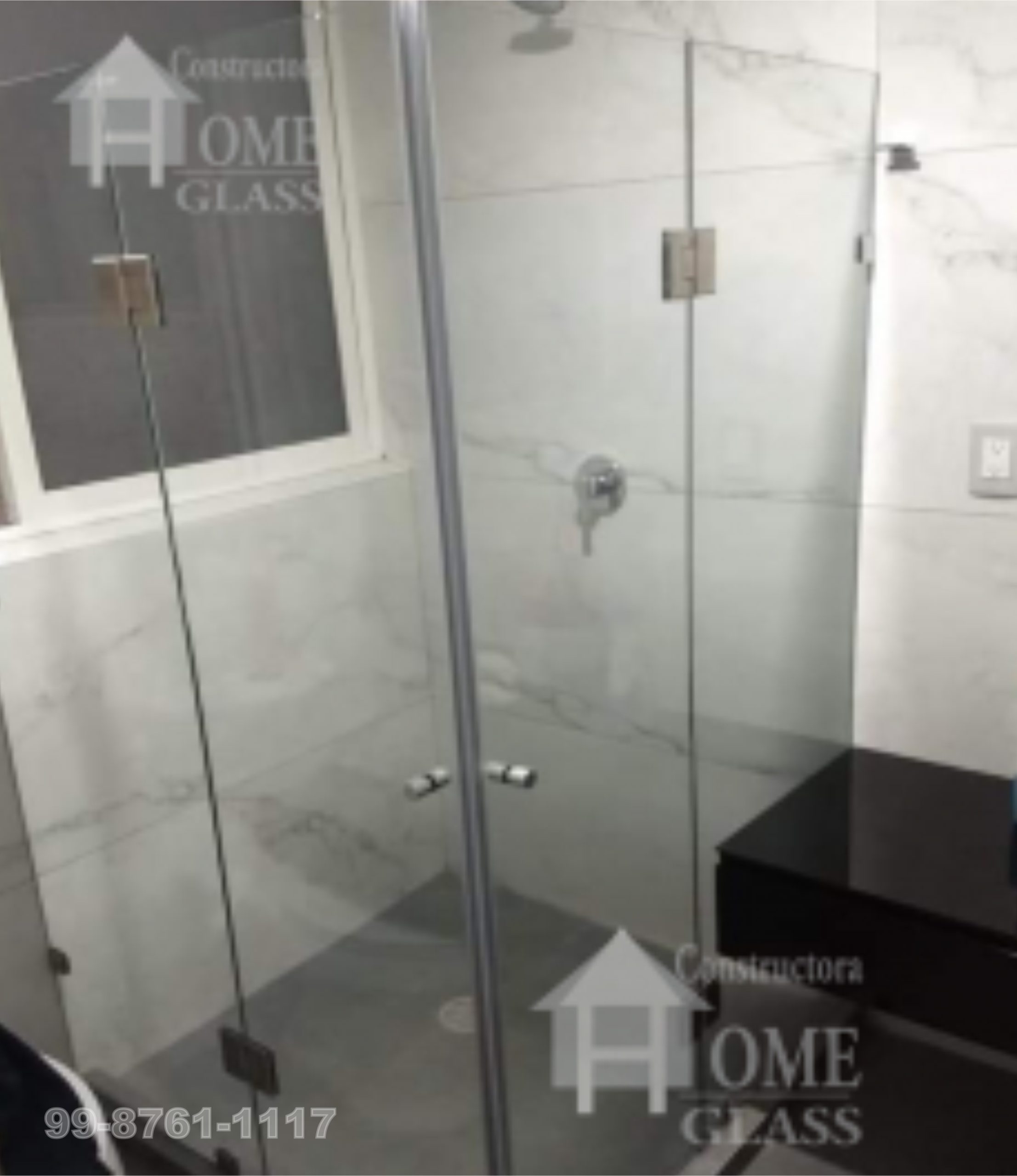 CANCELES DE BAÑO DE CRISTAL HOME GLASS CANCUN (3)