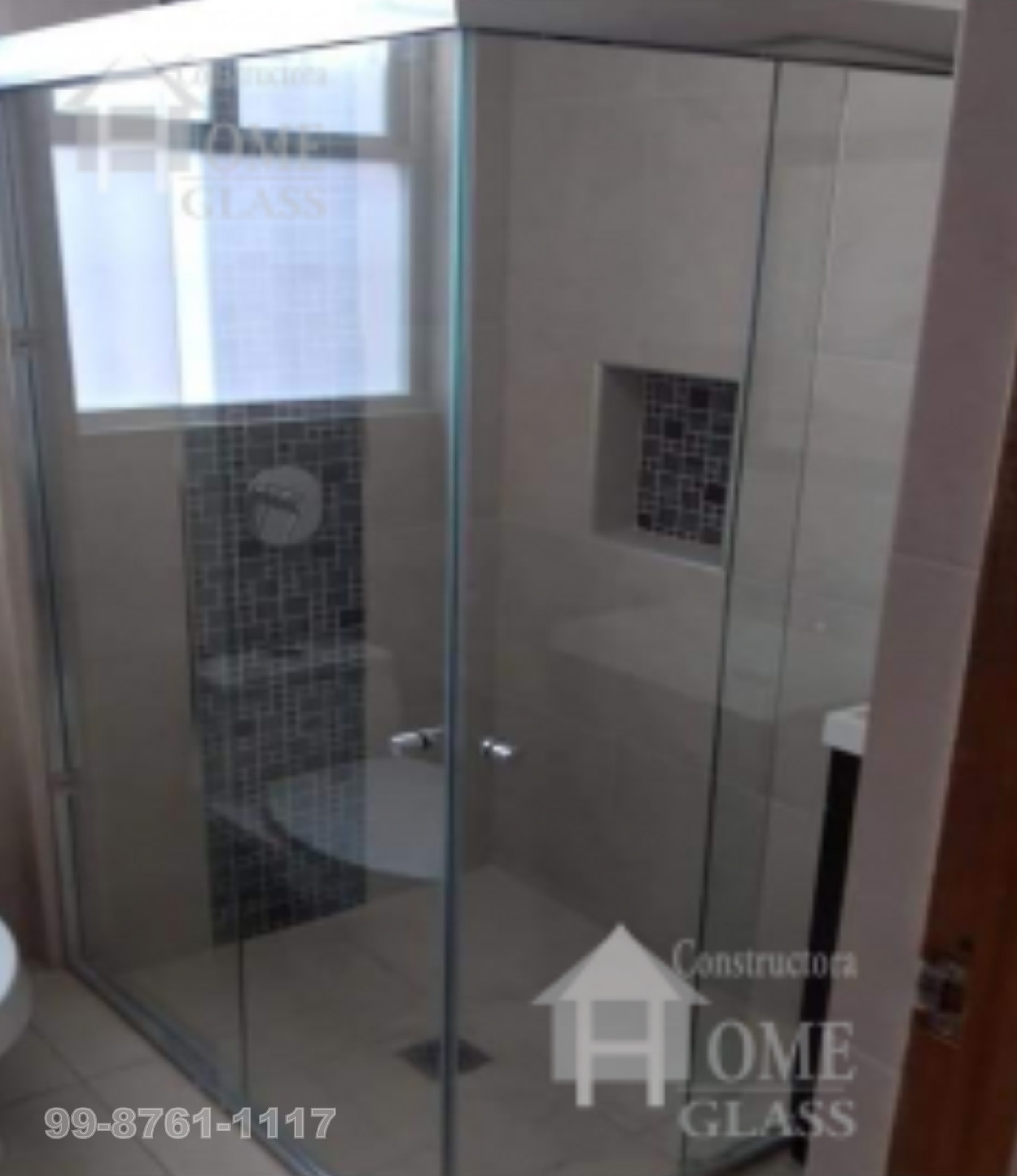 CANCELES DE BAÑO DE CRISTAL HOME GLASS CANCUN (5)