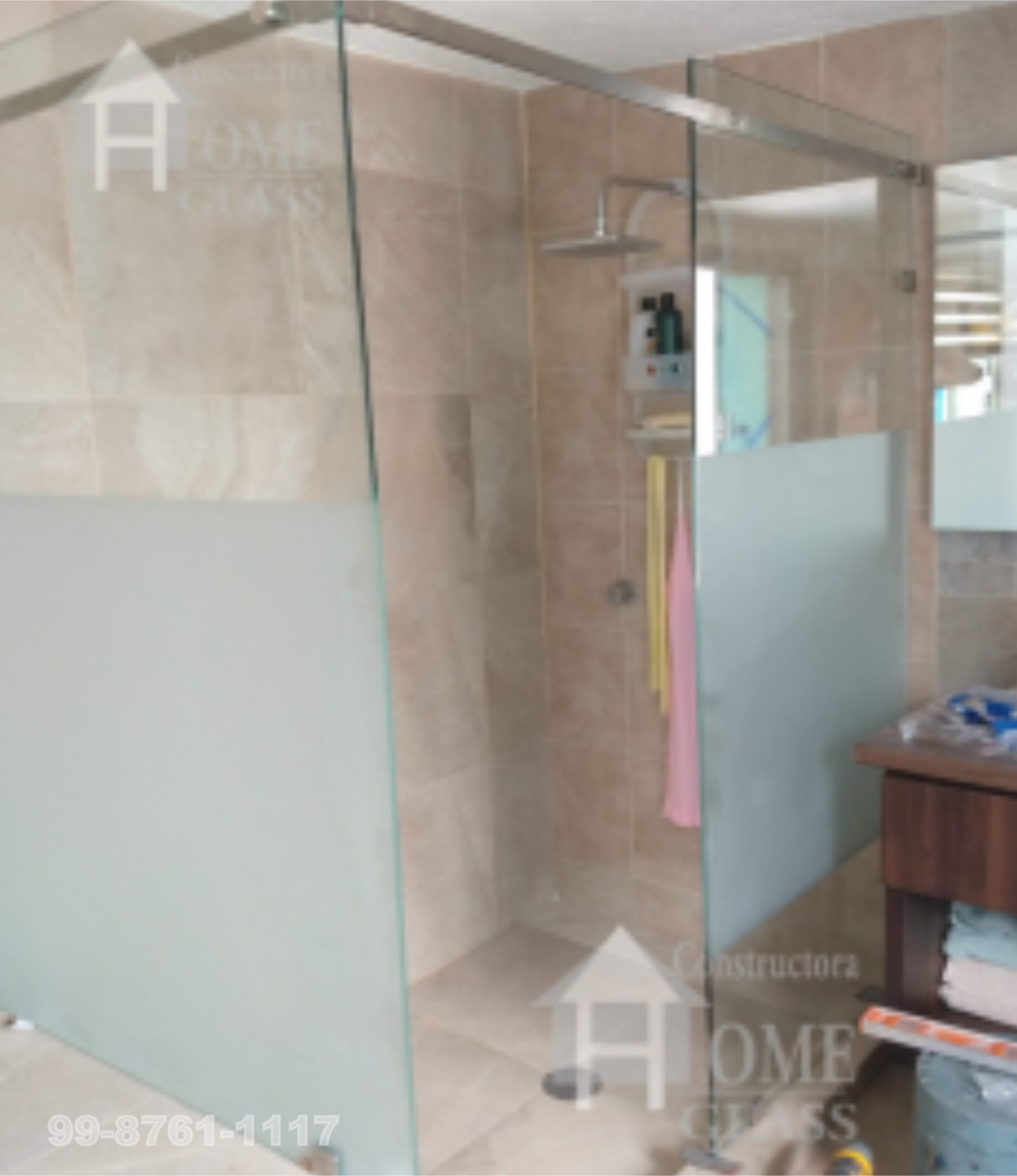 CANCELES DE BAÑO DE CRISTAL HOME GLASS CANCUN (50)