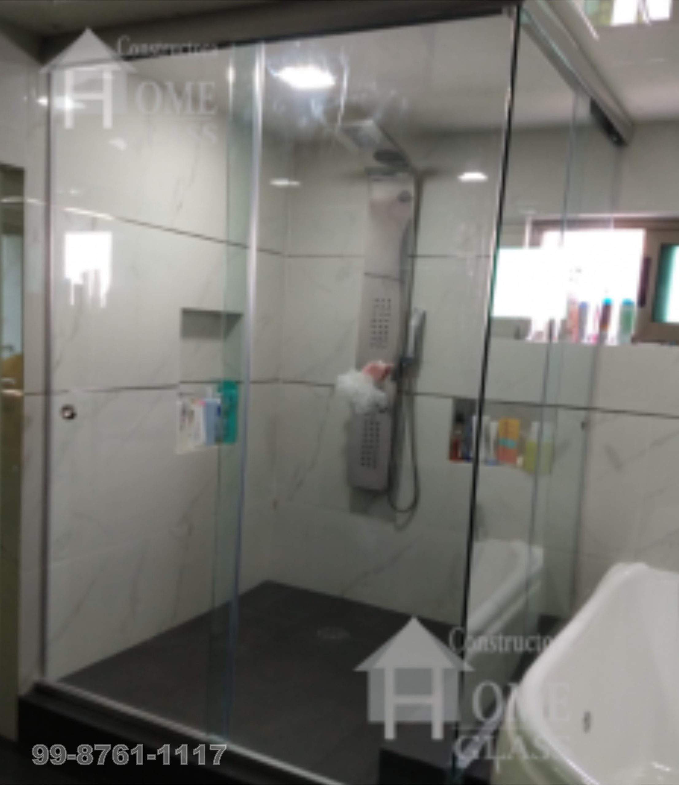 CANCELES DE BAÑO DE CRISTAL HOME GLASS CANCUN (54)