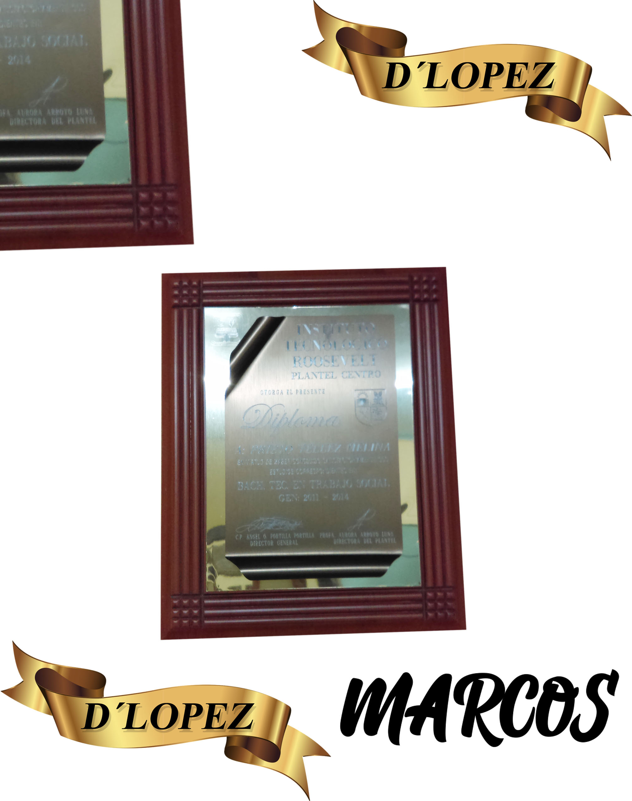 CUADROS DE MADERA PAQUETES DE GRADUACION ISRAEL (6)