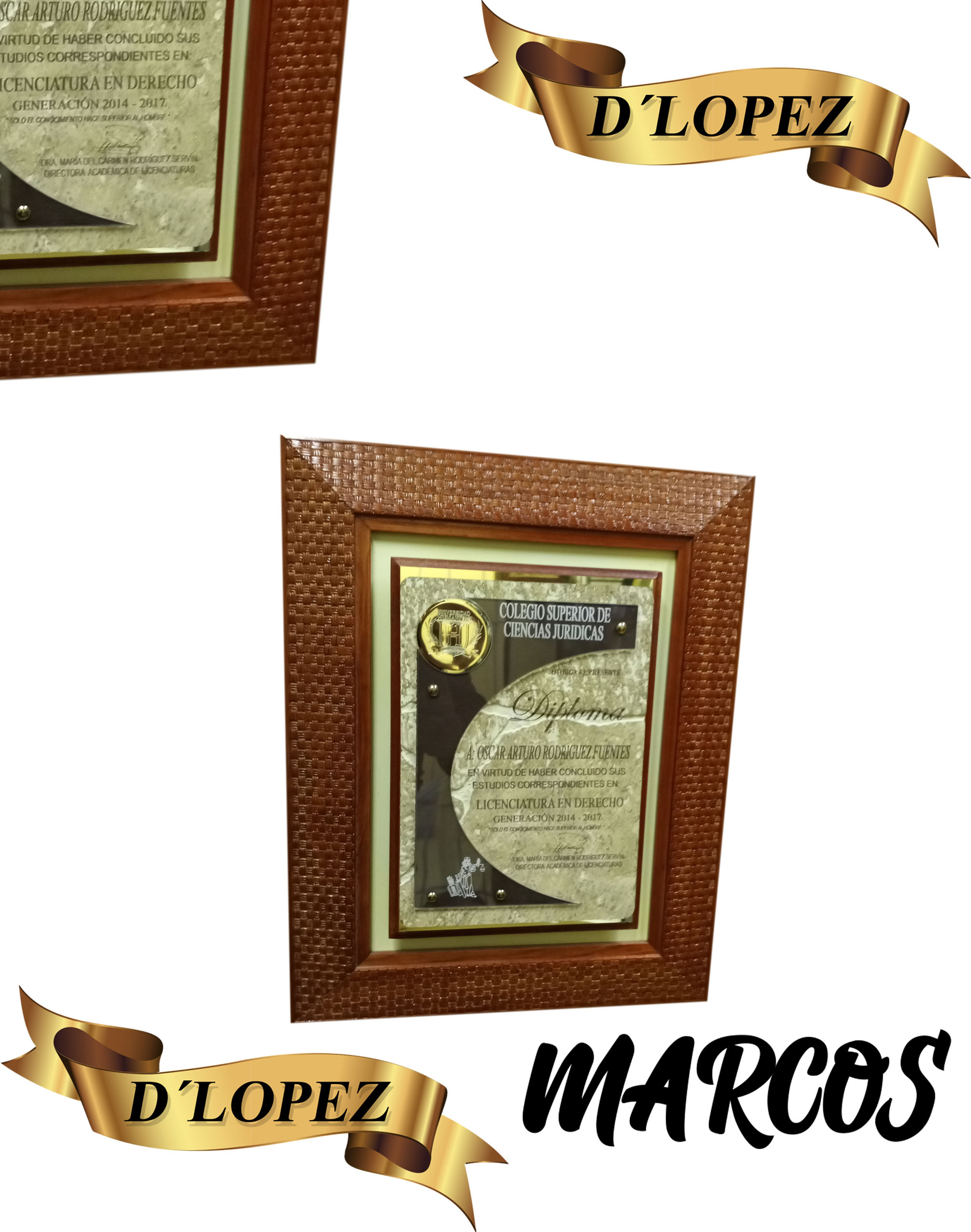 CUADROS DE MADERA PAQUETES DE GRADUACION ISRAEL (9)