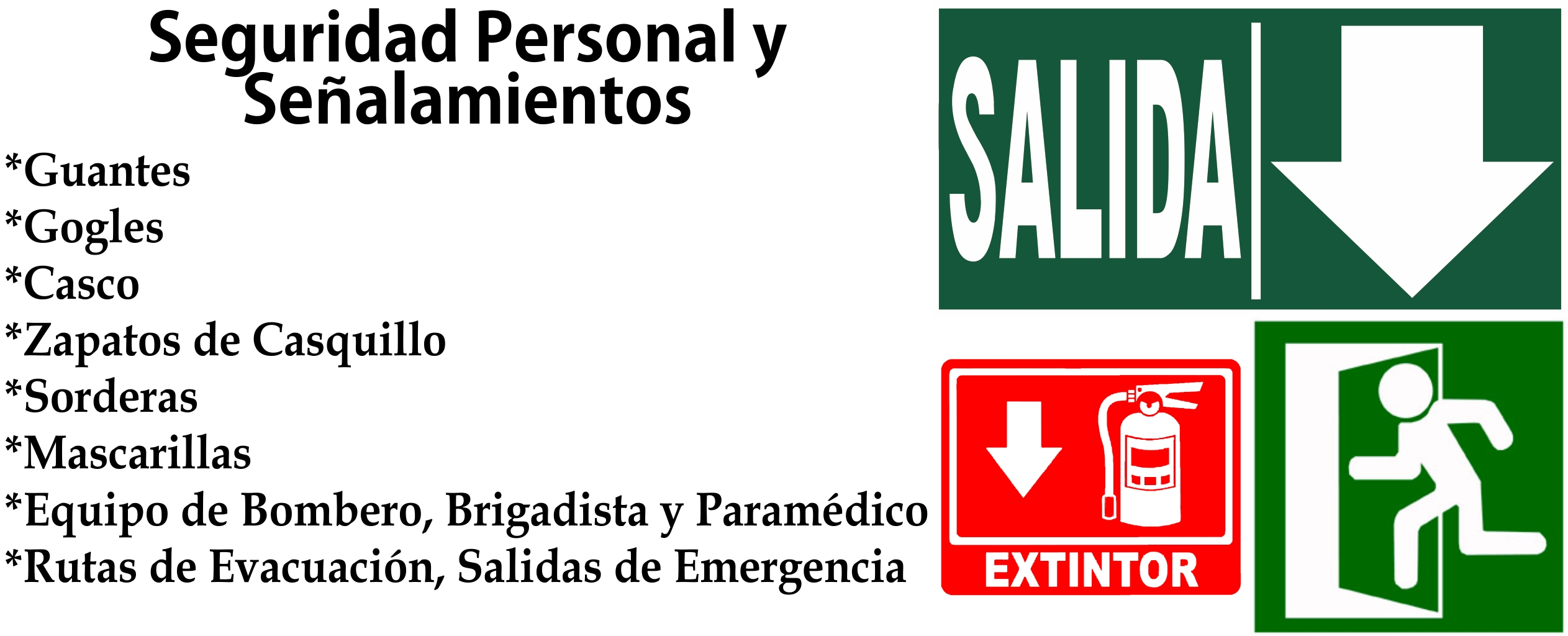 Contra incendios Señalamientos 3
