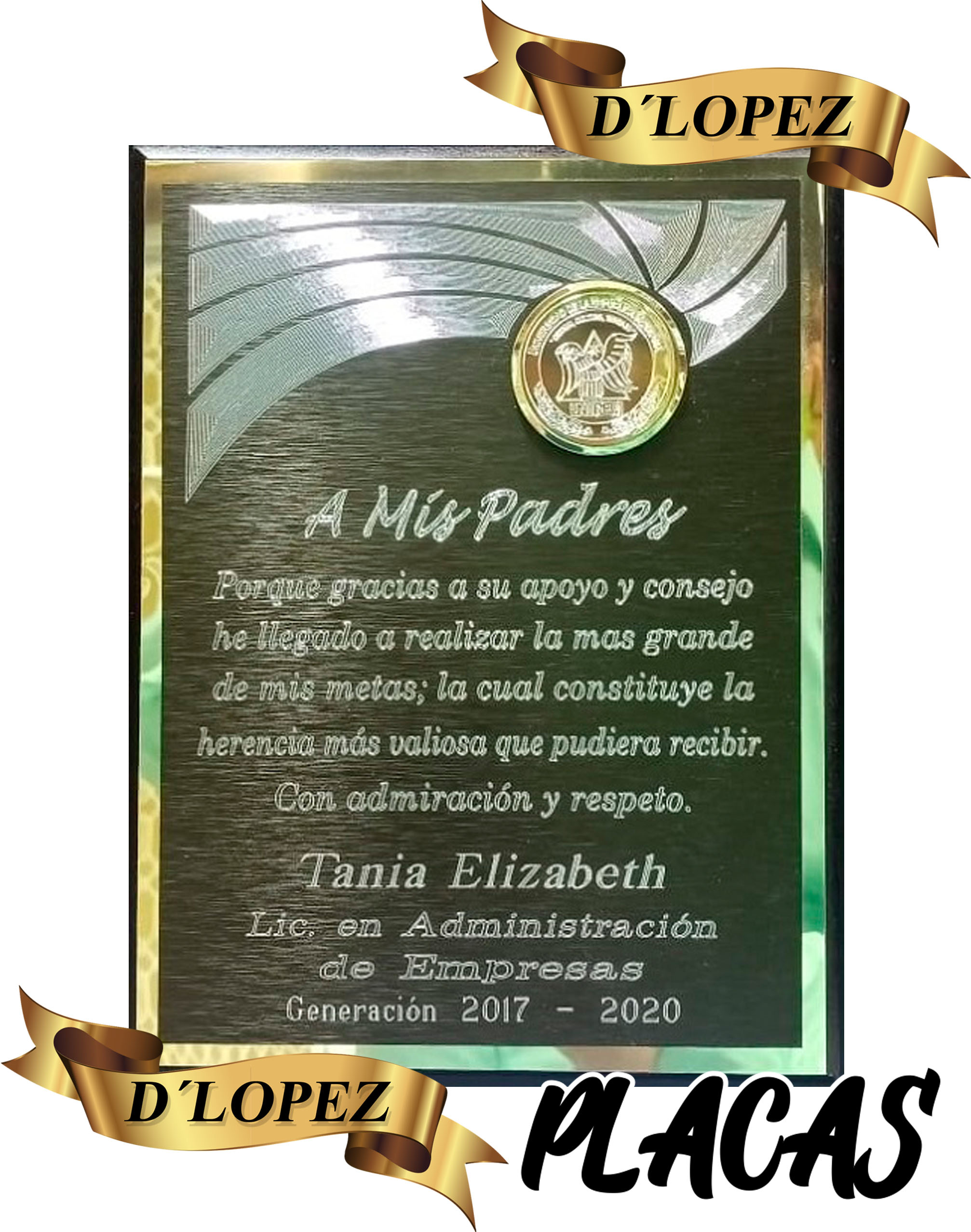 PLACAS PUNTA DE DIAMANTE PAQUETES DE GRADUACION ISRAEL (3)