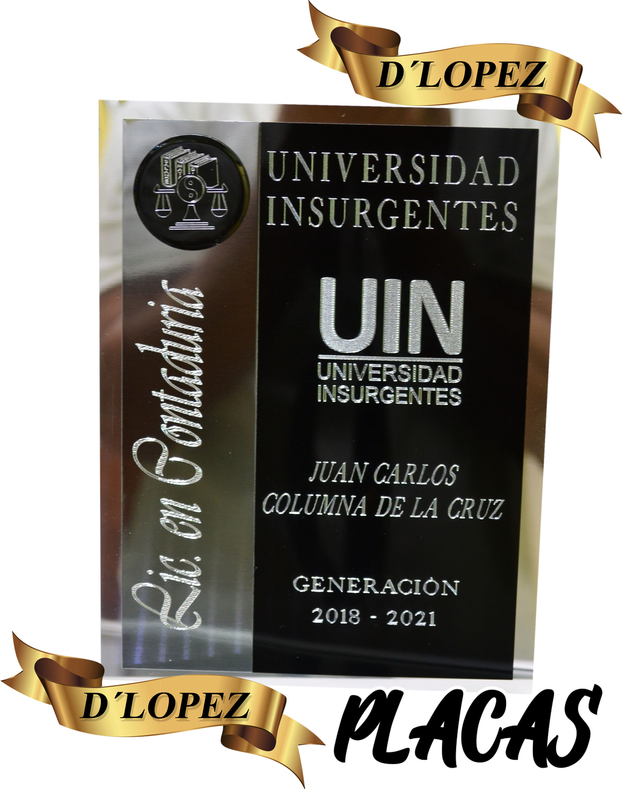 PLACAS PUNTA DE DIAMANTE PAQUETES DE GRADUACION ISRAEL (5)