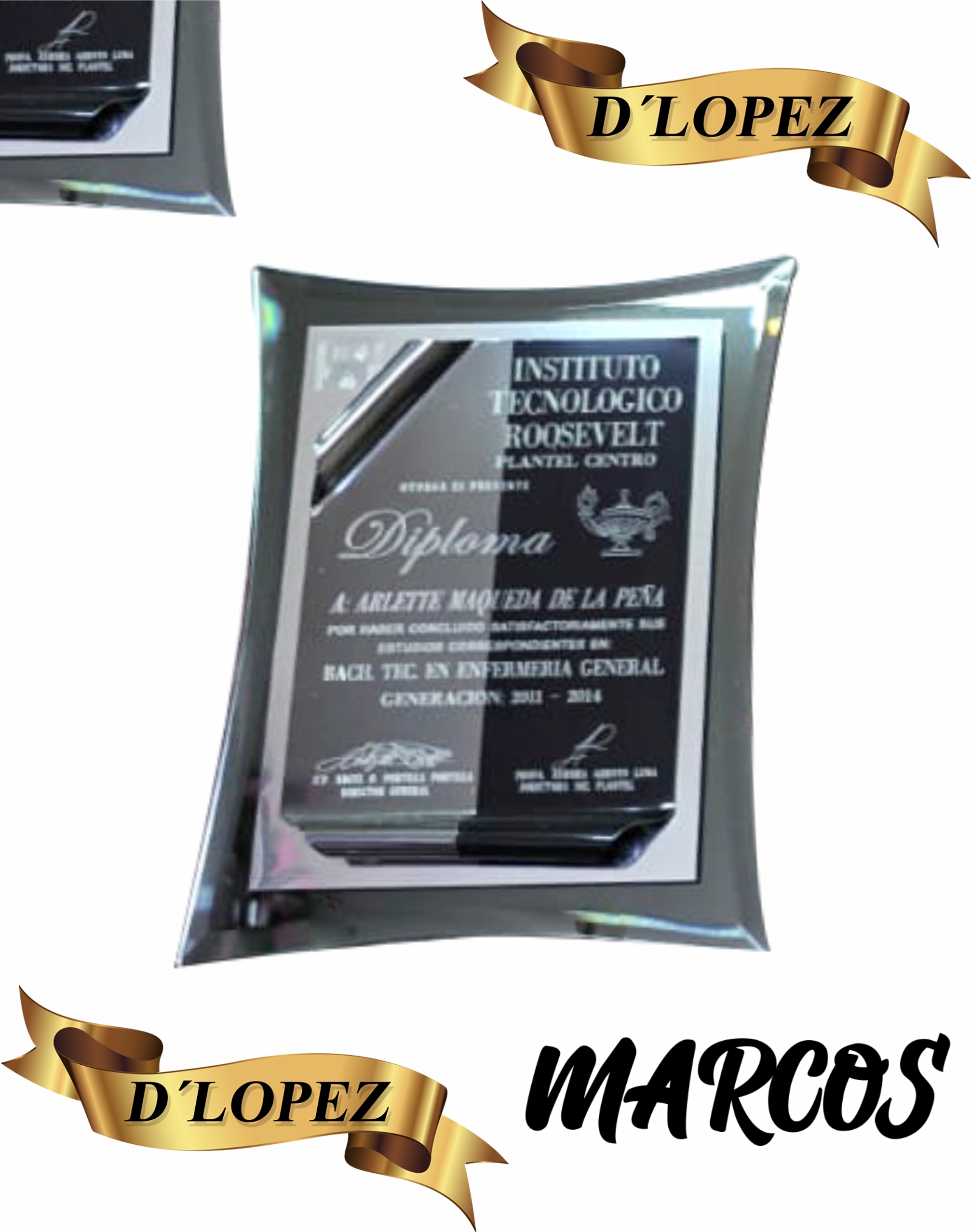 Graduaciones Israel Marco Cristal 1