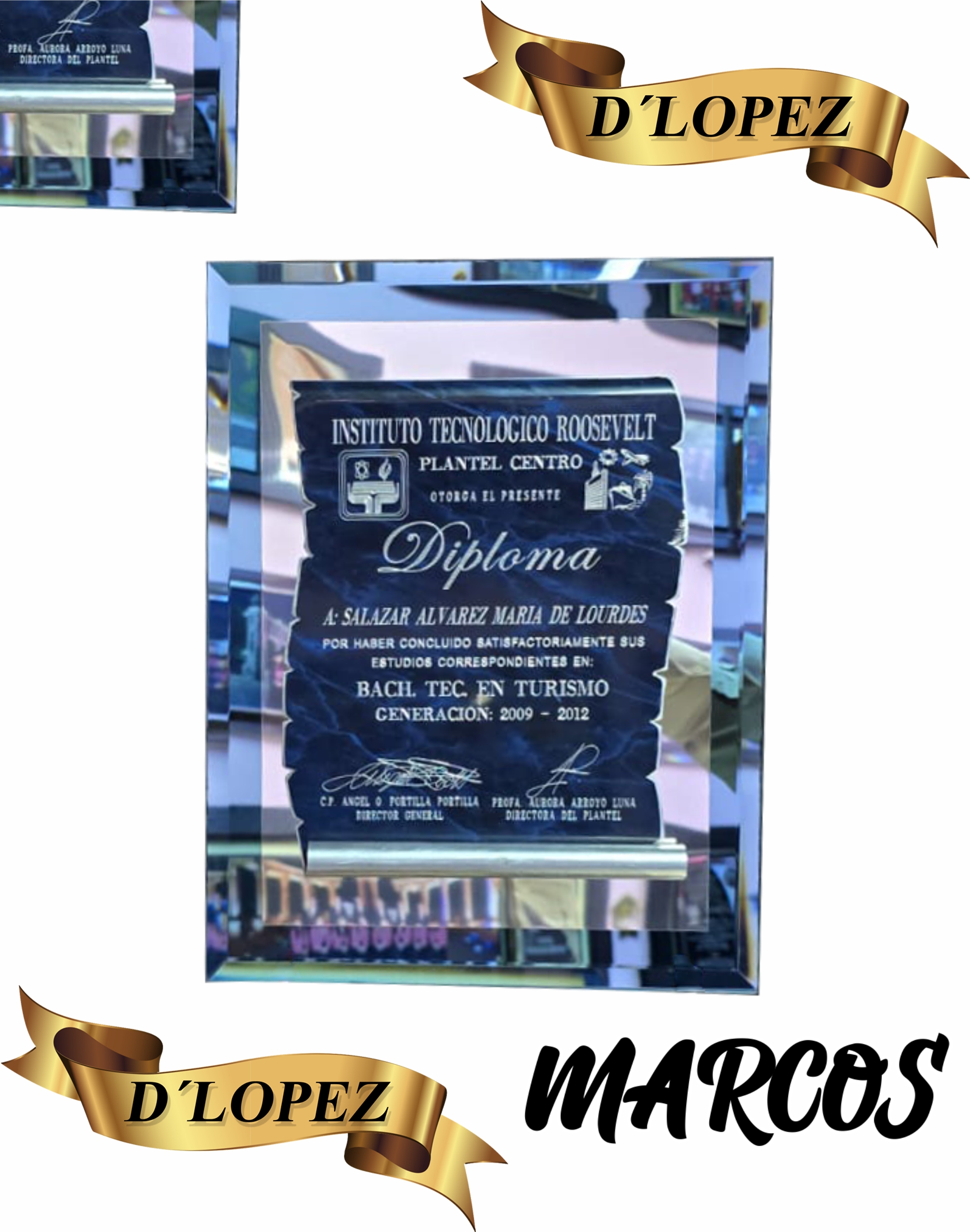 Graduaciones Israel Marco Cristal 2